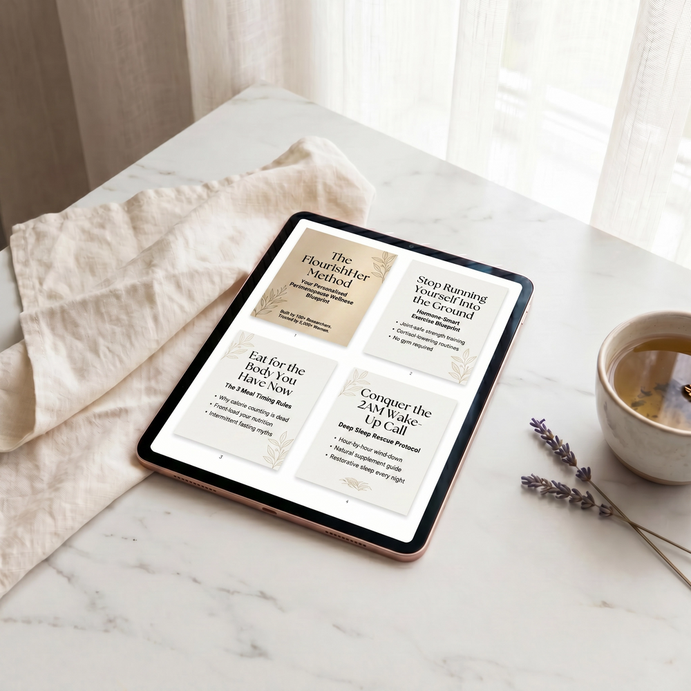 FlourishHer Perimenopause Wellness Program - Personalized Support for Women